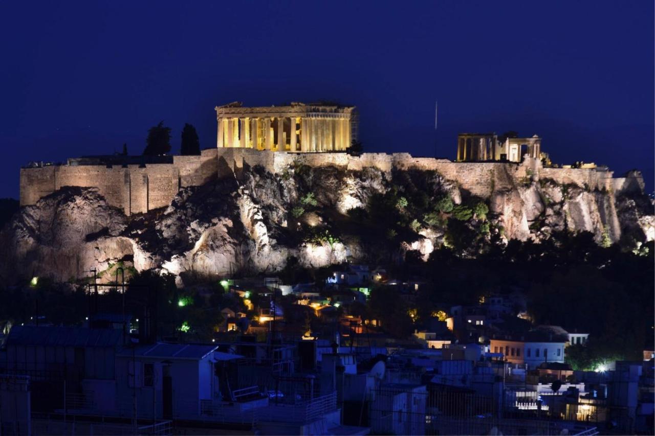 Appartamento Kolonaki Penthouse Panoramic Acropolis View Atene Esterno foto